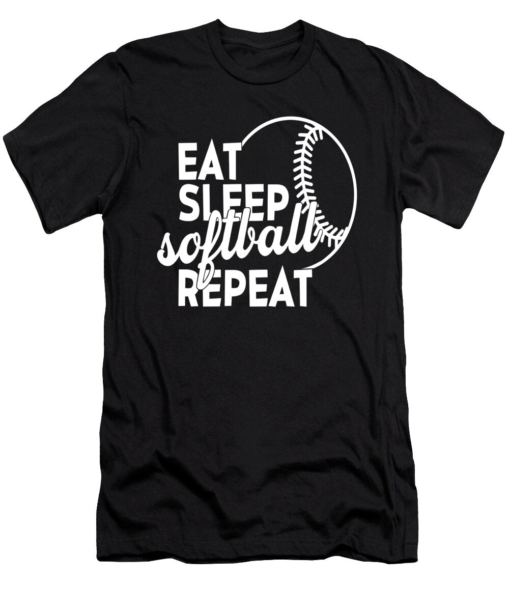 Softball Softball Player Softball Bat Steven Zimmer T-Shirt