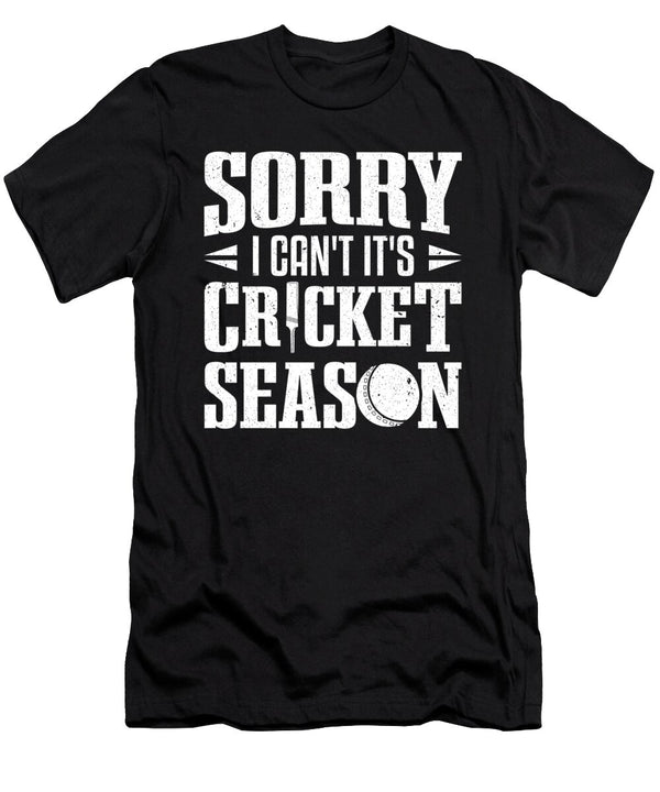Sorry I Cant It Is Cricket Season Cricket Colorfulsnow T-Shirt