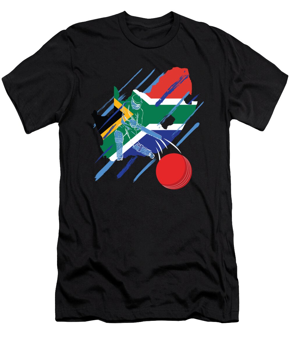 South Africa Cricket Fan or Player Graphic Jacob Hughes T-Shirt