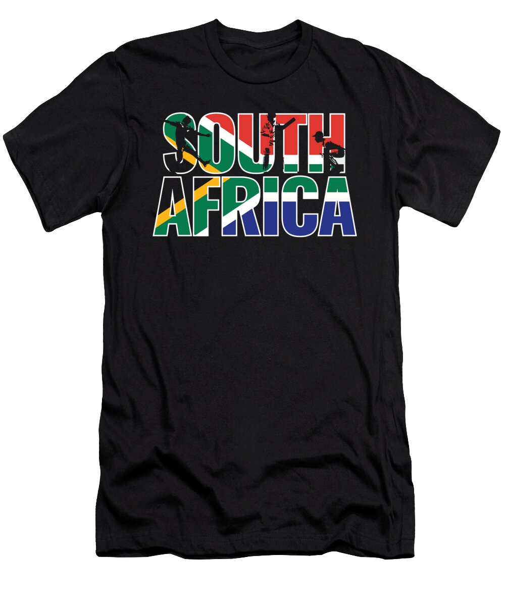 South Africa Cricket Kit 2019 South African International Fans Gift Martin Hicks T-Shirt
