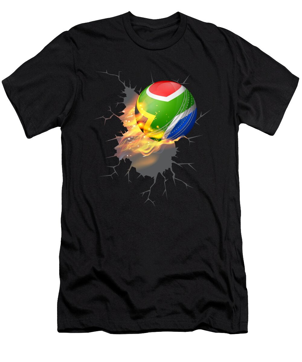 South Africa Cricket Kit 2019 Sud Afrika International Fans Gift for Players Coaches and Supporters Martin Hicks T-Shirt