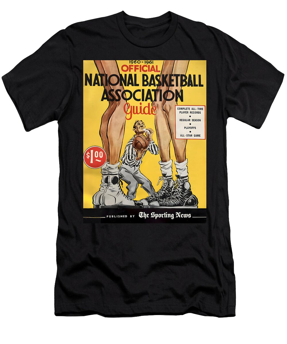 Sp273 Basketball National Basketball Association Guide 1960 Sports Mad Dad T-Shirt