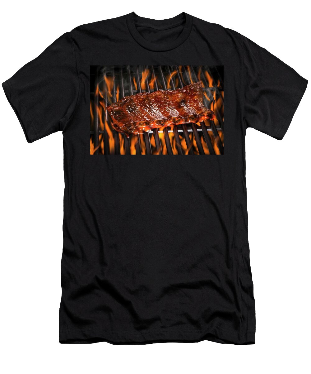 Spare Ribs on a Barbecue Brian Enright T-Shirt