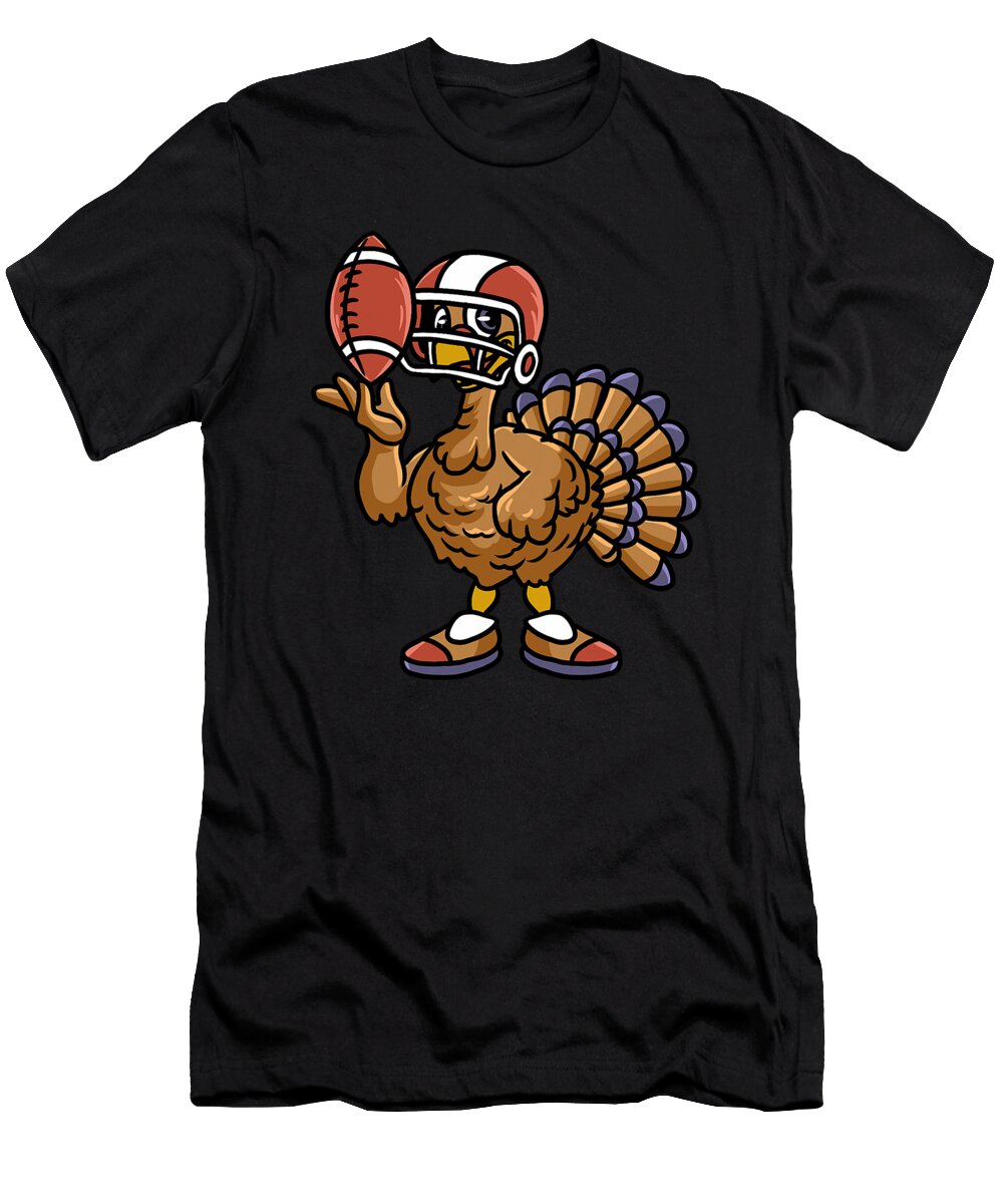 Sport Rugby Footballer Thanksgiving Turkey Studi Alex T-Shirt