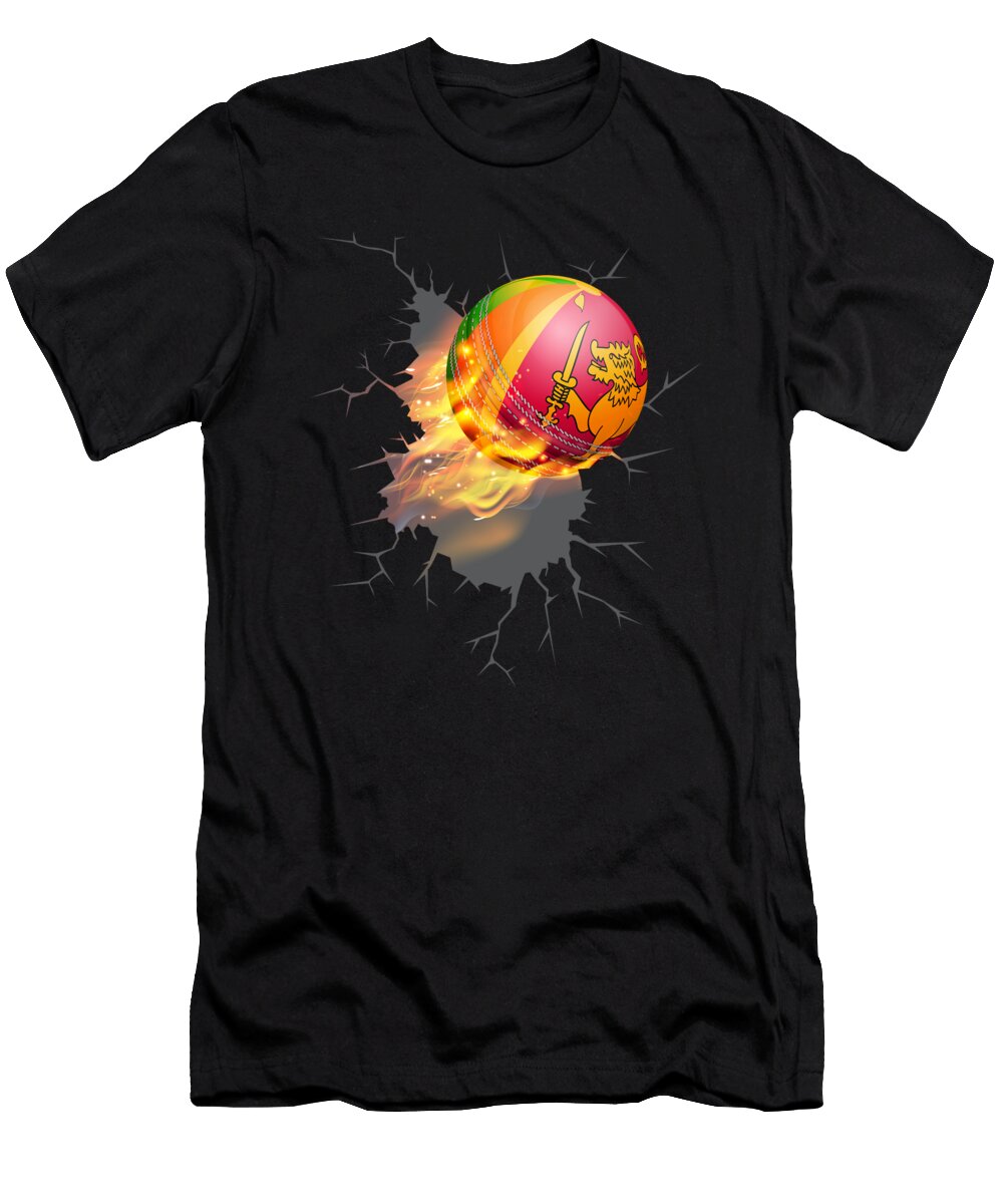 Sri Lanka Cricket Kit 2019 Sri Lankan International Fans Gift for Players Coaches and Supporters Martin Hicks T-Shirt