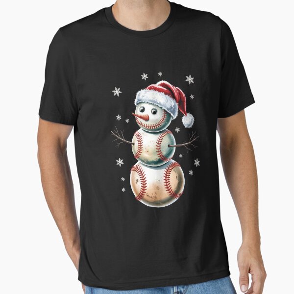 Baseball Christmas Funny Xmas Baseball Essential T-Shirt