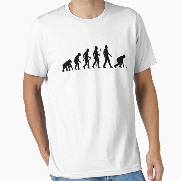 Funny Lawn Bowls Evolution Of Man Essential T-Shirt