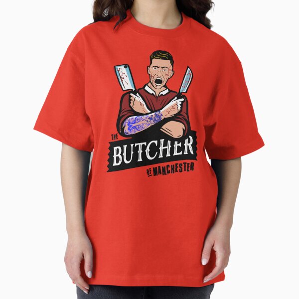The Butcher of Manchester Lisandro Martinez Black Oversized T-Shirt