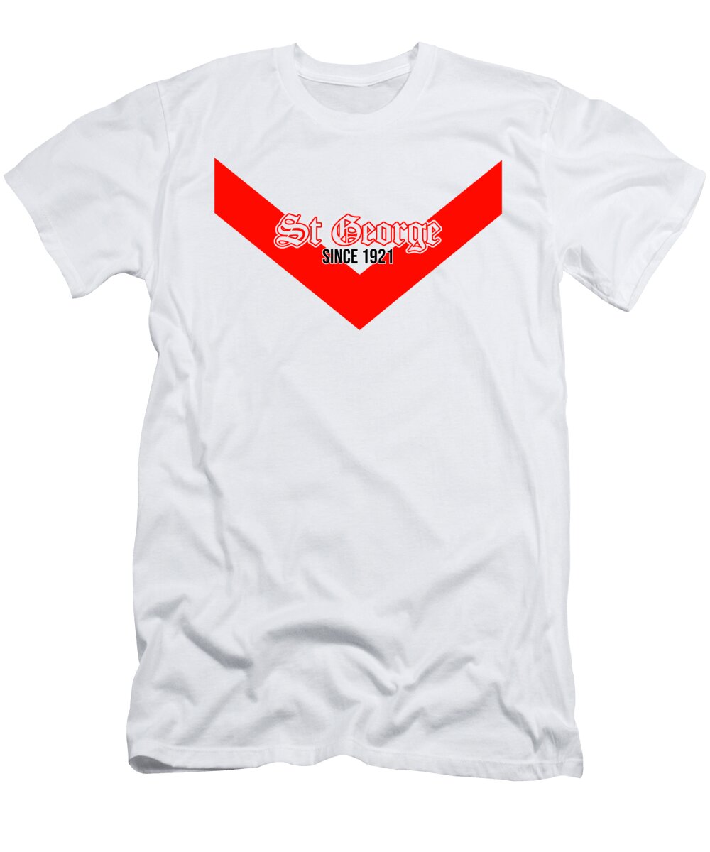 St George 001 Rugby League Sporting Capital T-Shirt