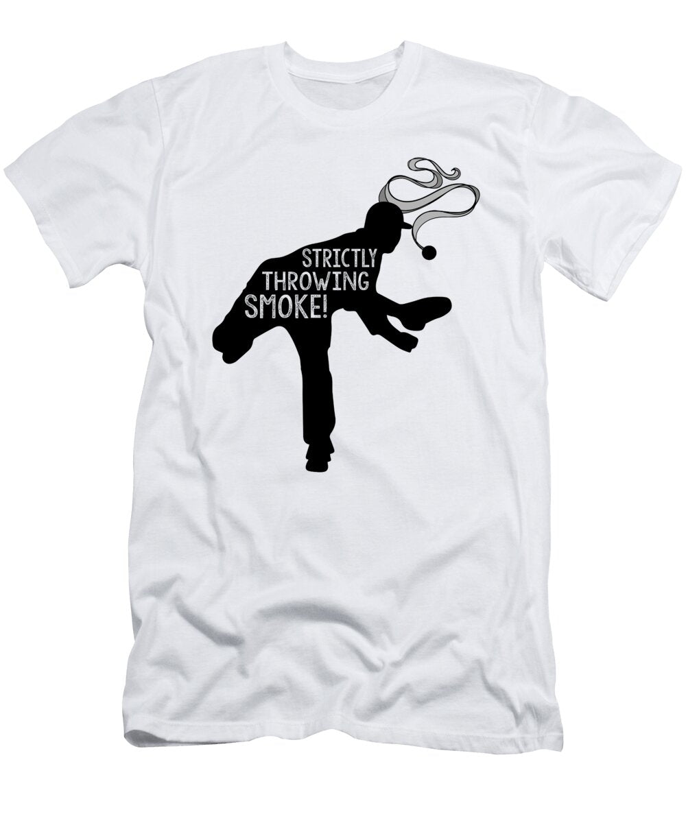 Strictly Throwing Smoke Baseball Pitcher Jacob Zelazny T-Shirt