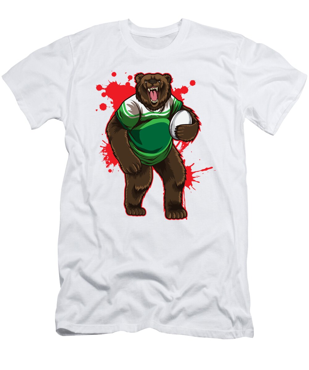 Strong Rugby Bear Mister T-Shirt