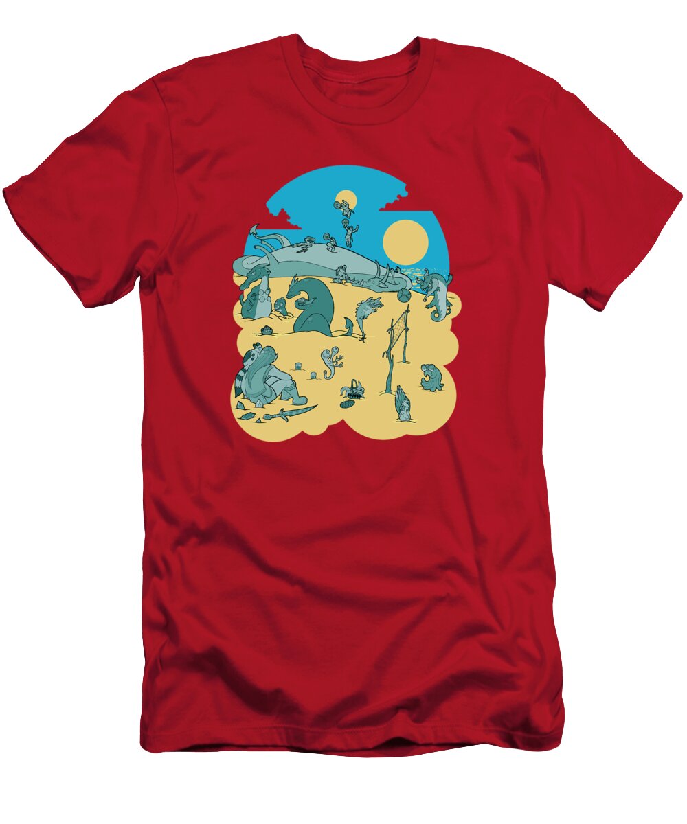 Summer Game on Vacation Jason Wright T-Shirt