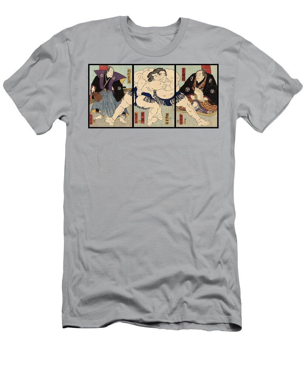 Sumo Wrestling Utagawa Kunisada T-Shirt