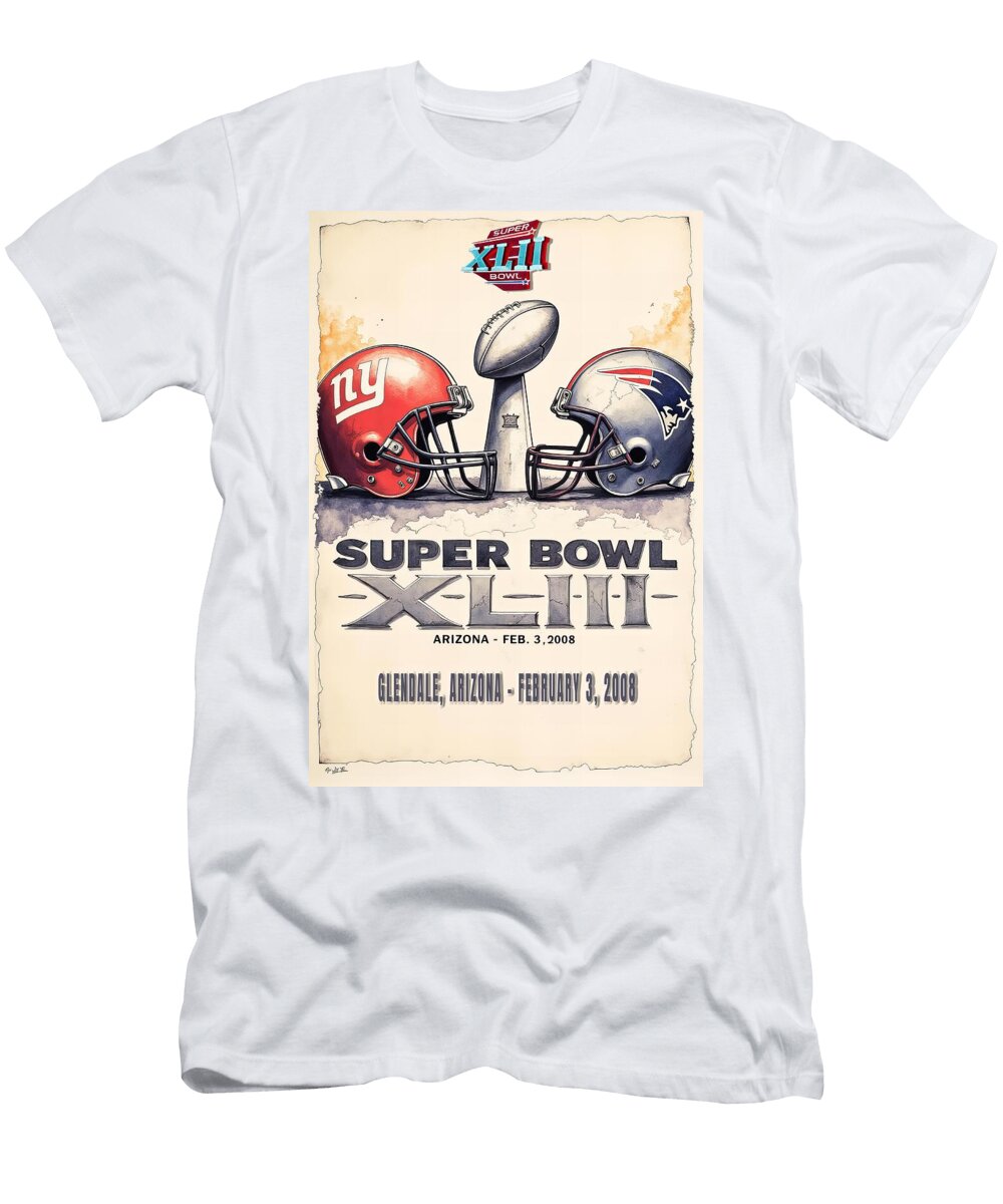 Super Bowl Xlii Kevin Walker and Pixel Reverie T-Shirt
