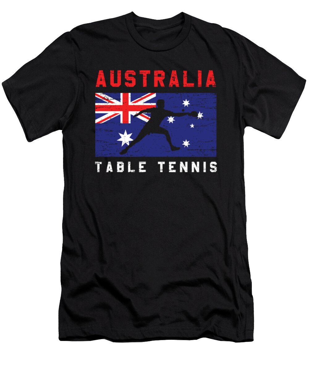 Table Tennis Australia Sports Giftidea Tinh Tran Le Thanh T-Shirt