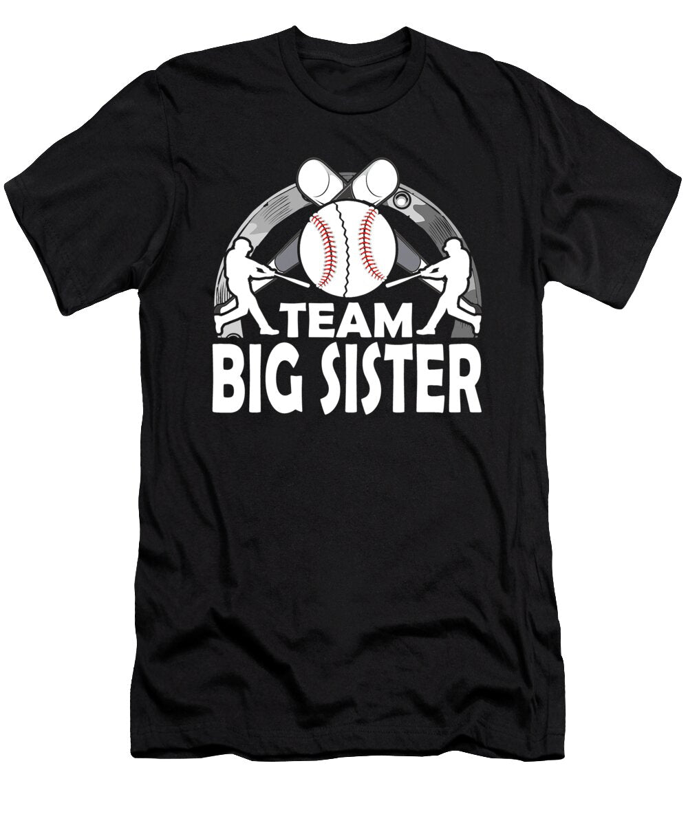 Team Big Sister Baseball Dhbubble T-Shirt