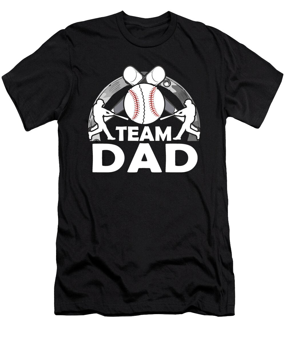 Team Dad Baseball Dhbubble T-Shirt