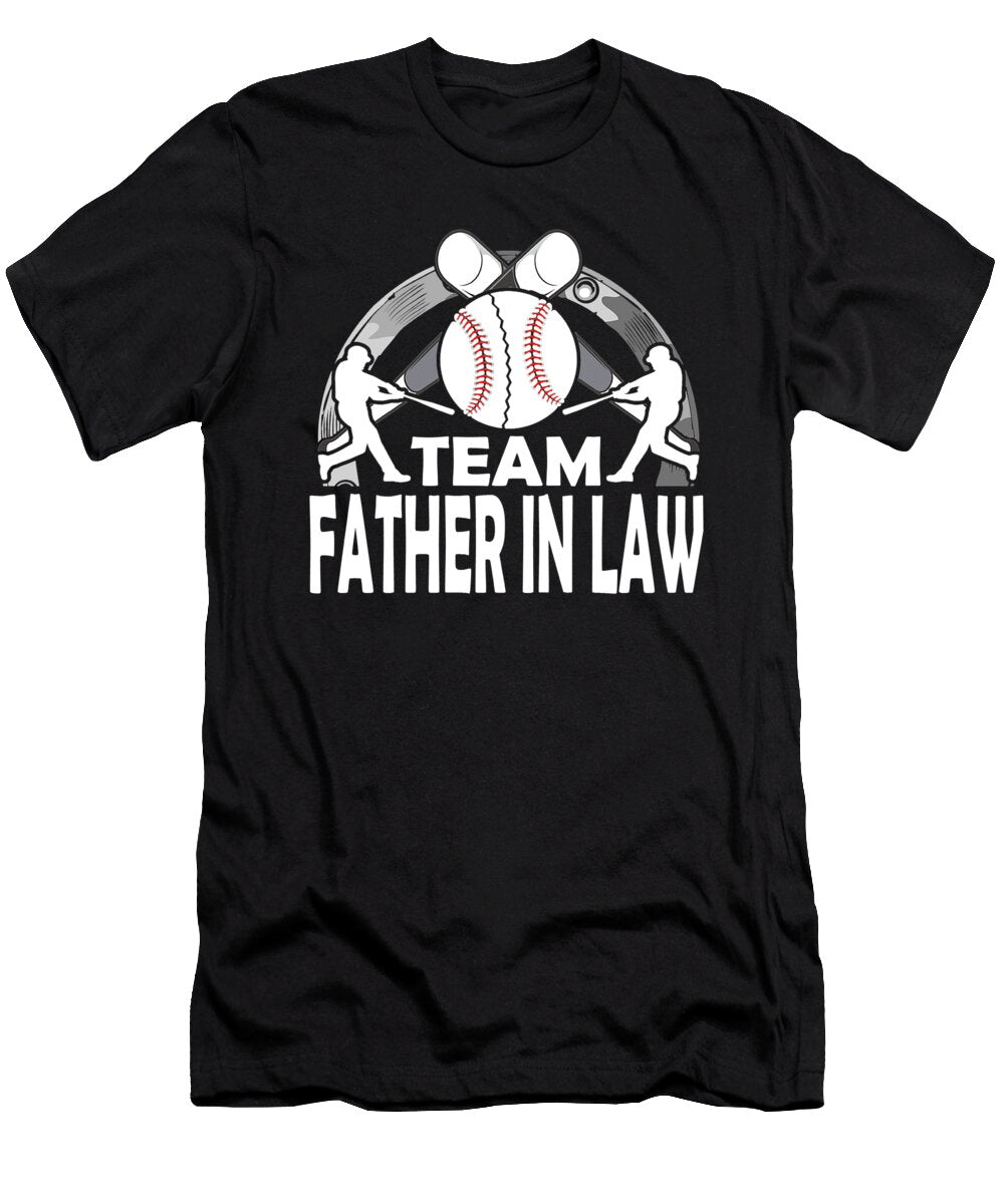 Team Father in Law Baseball Softball Dhbubble T-Shirt