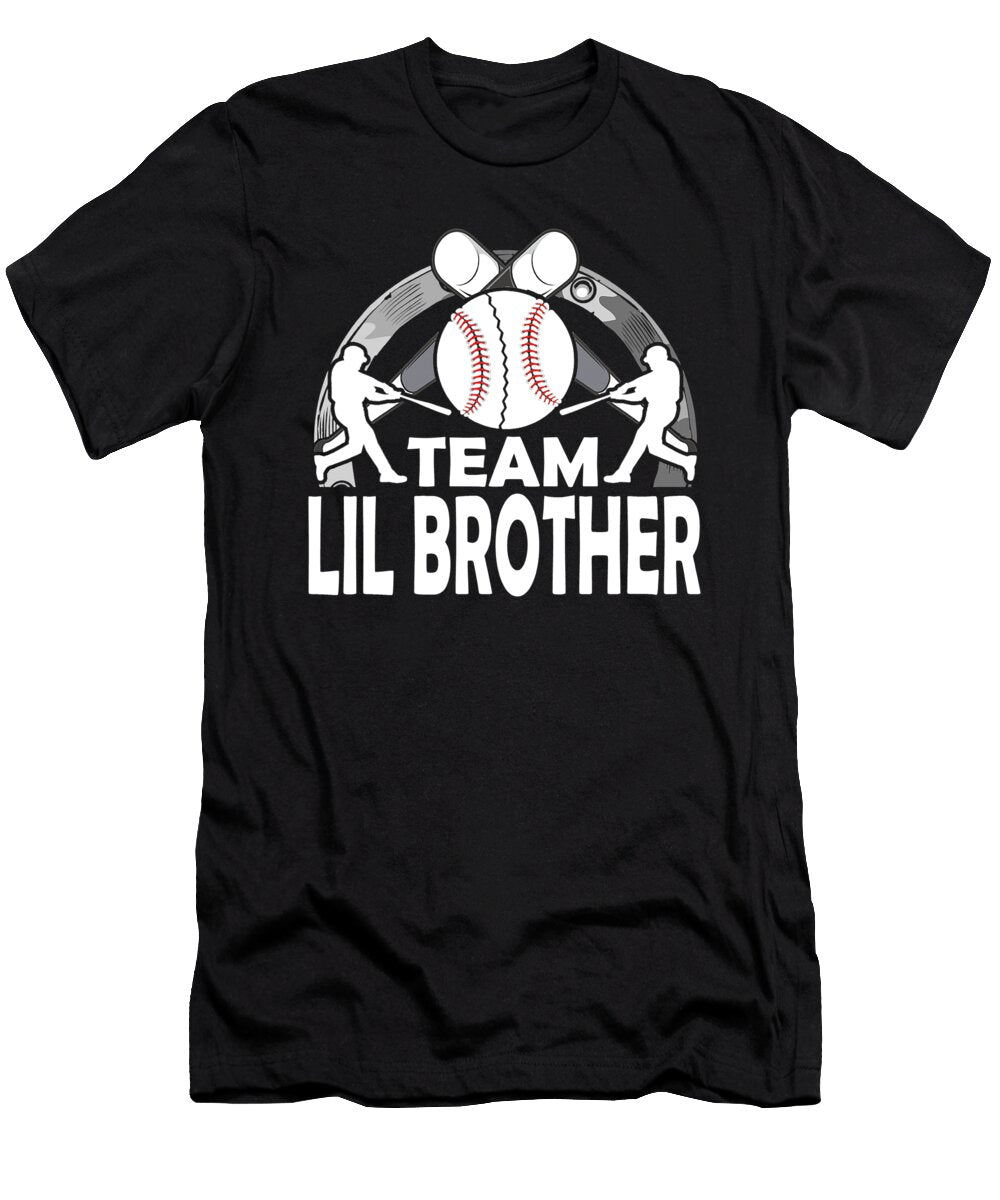Team Lil Brother Baseball Softball Dhbubble T-Shirt