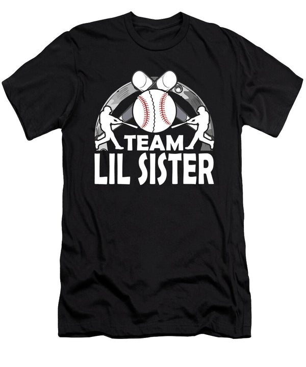 Team Lil Sister Baseball Softball Dhbubble T-Shirt