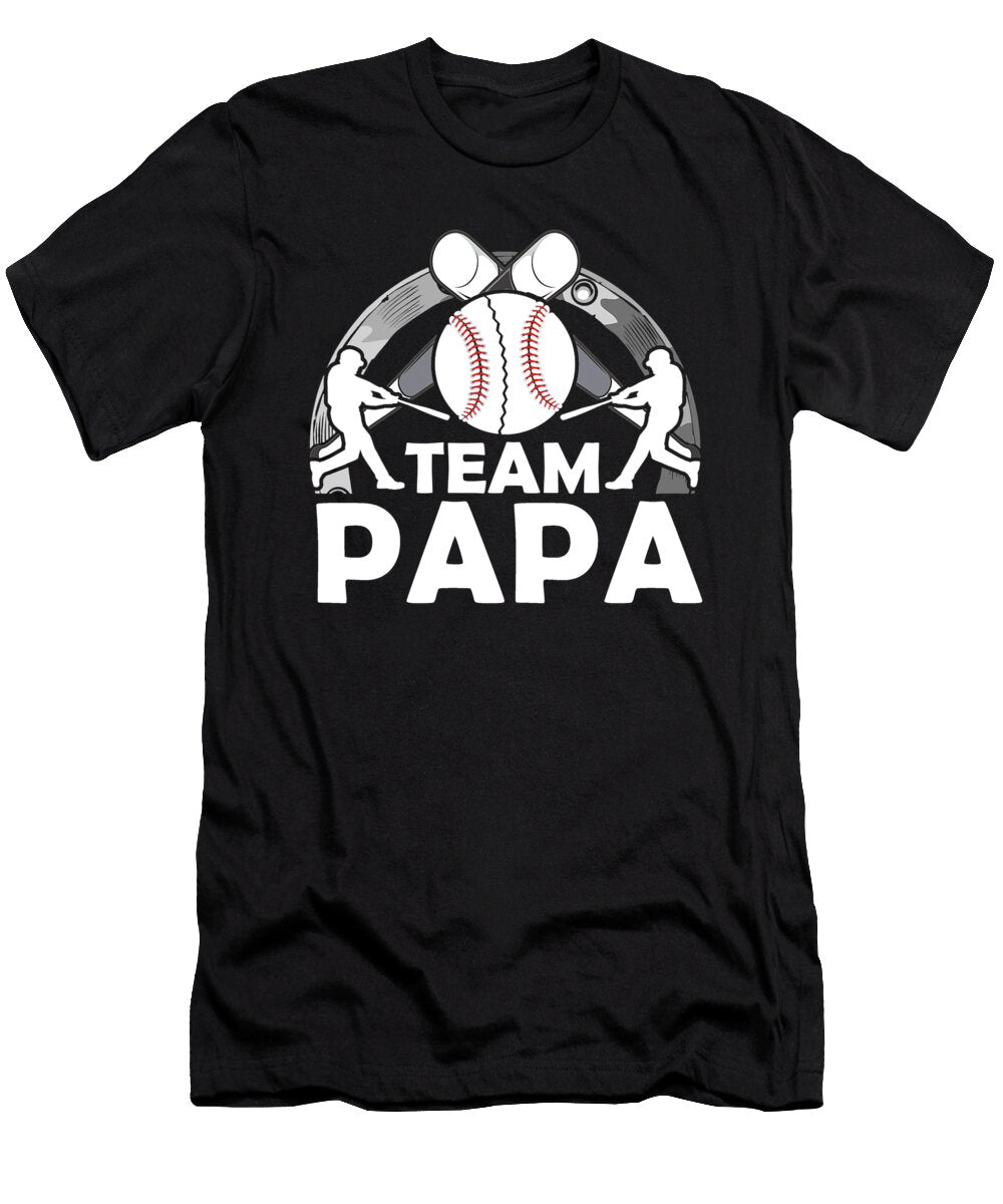 Team Papa Baseball Softball Dhbubble T-Shirt