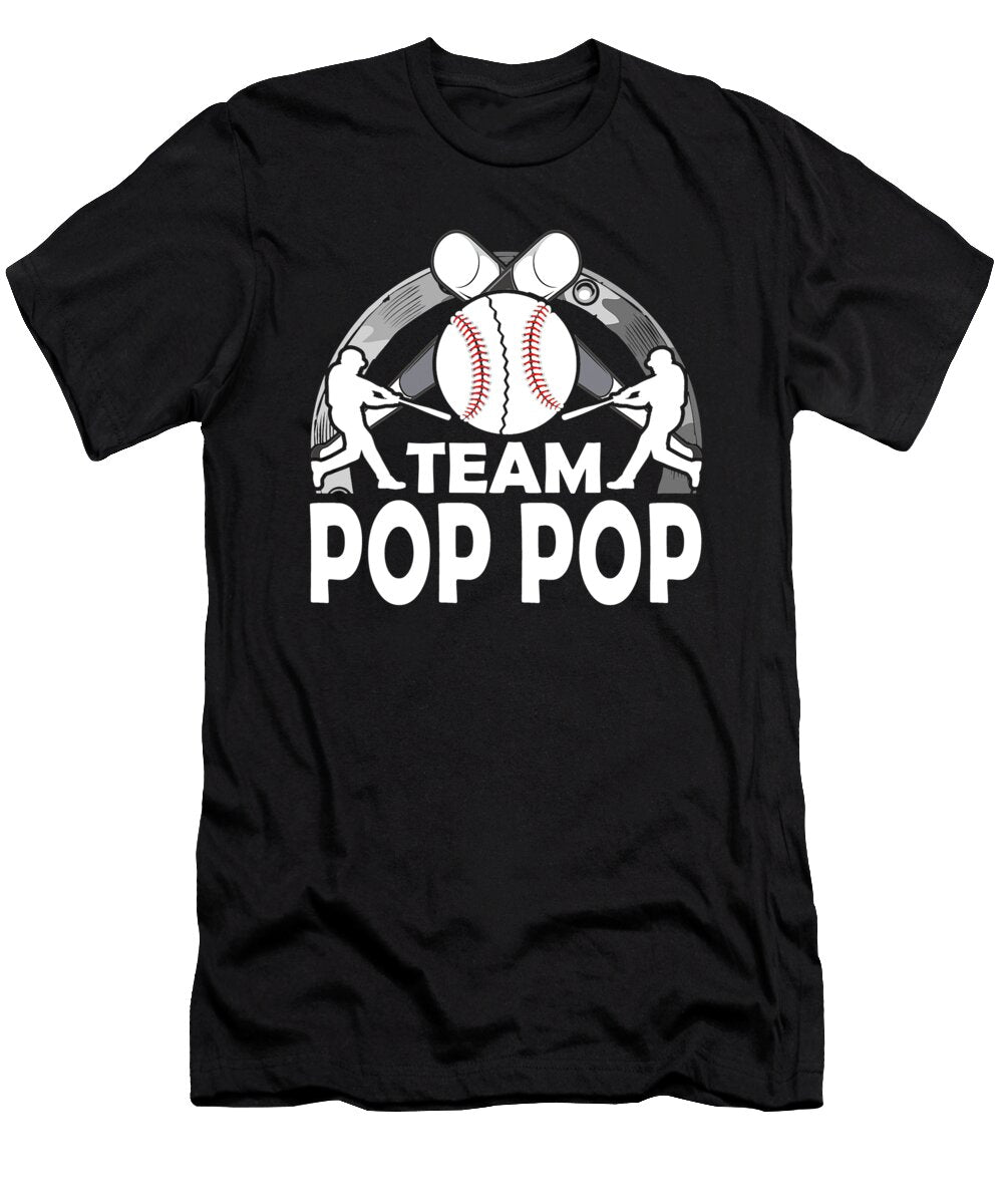 Team Pop Pop Baseball Softball Dhbubble T-Shirt