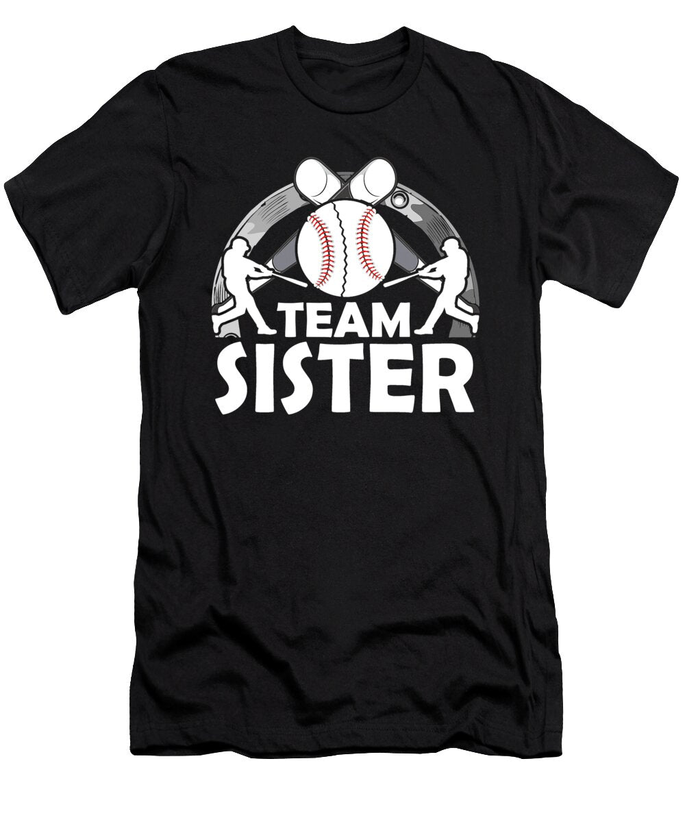Team Sister Baseball Softball Dhbubble T-Shirt