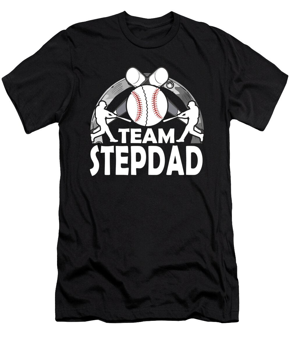 Team Stepdad Baseball Softball Dhbubble T-Shirt