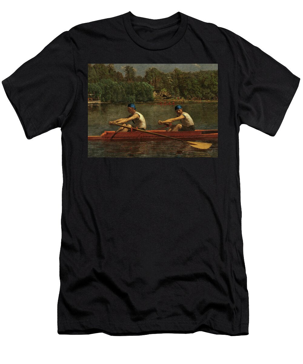 The Biglin Brothers Racing Detail Thomas Eakins T-Shirt