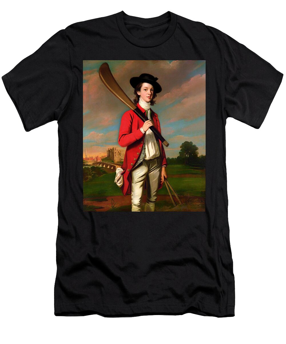 The Boy with a Bat Walter Hawkesworth Fawkes English School T-Shirt