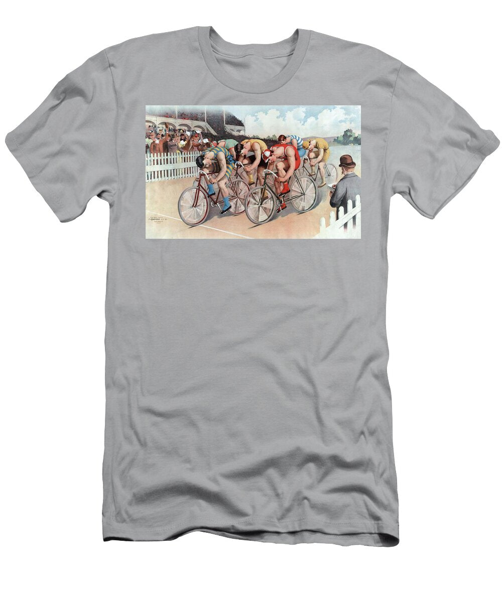 The Cycle Race Pub the Calvert Litho American School T-Shirt
