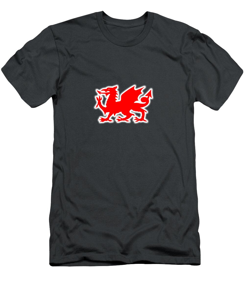 The Dragon of the Flag of Wales Tom Hill T-Shirt