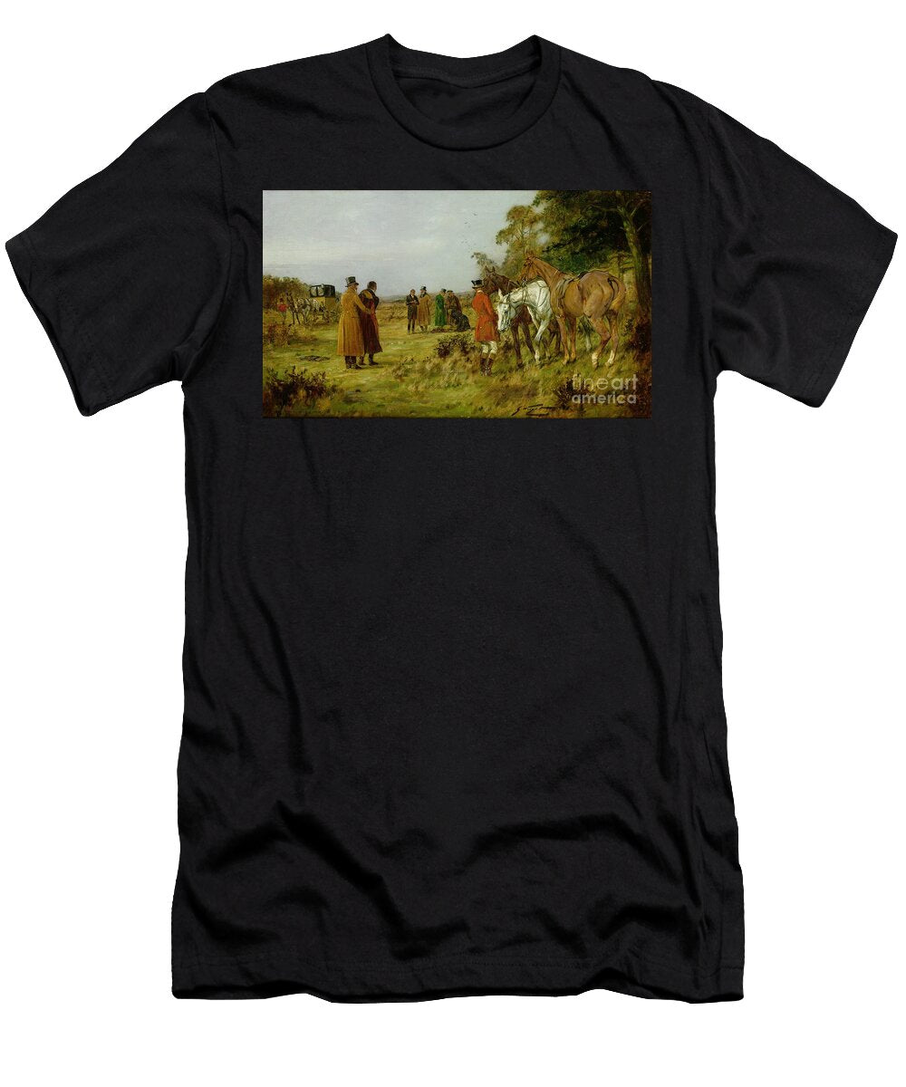 The Duel By George Wright George Wright T-Shirt