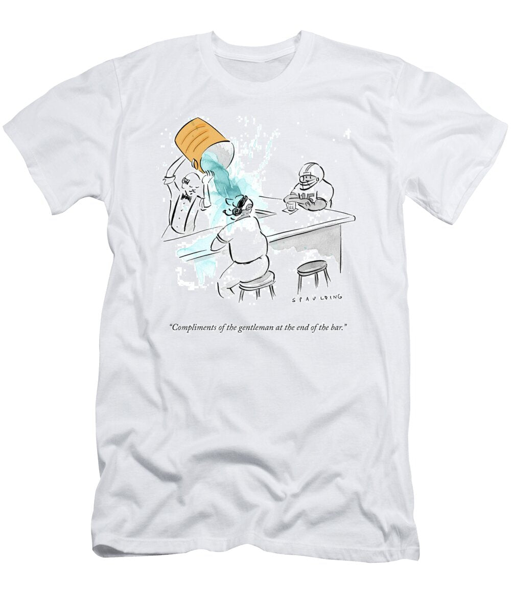 The Gentleman At the End of the Bar Travor Spaulding T-Shirt