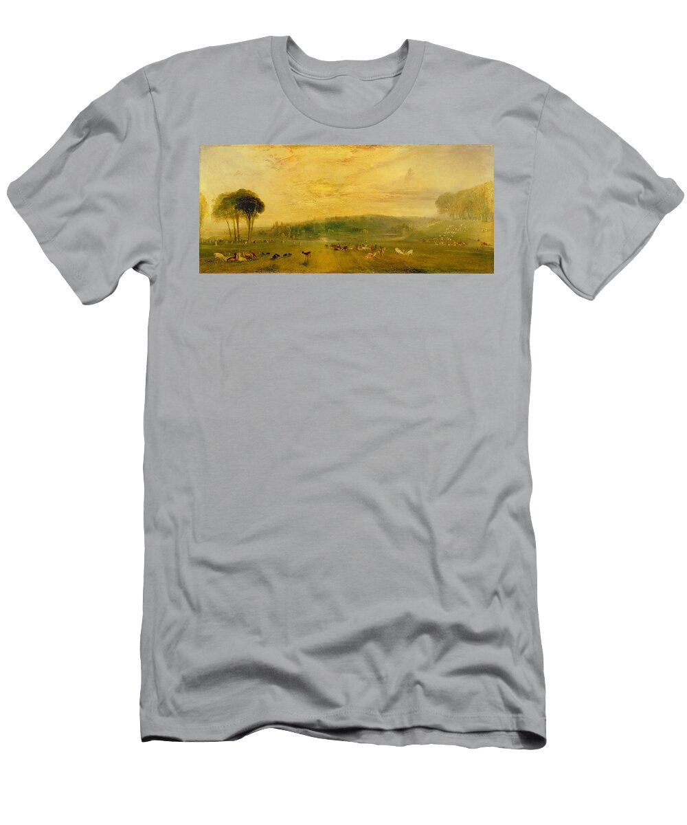 The Lake Petworth Sunset Fighting Bucks C1829 Joseph Mallord William Turner T-Shirt