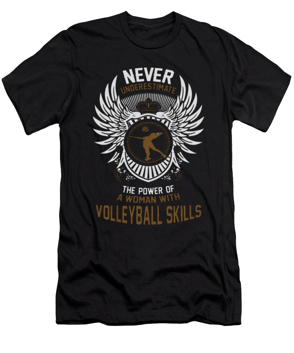 The Power of a Woman with Volleyball Skills Tinh Tran Le Thanh T-Shirt