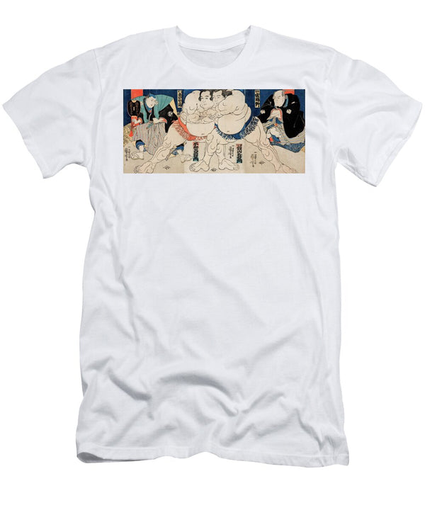 The Sumo Wrestlers Utagawa Kuniyoshi T-Shirt