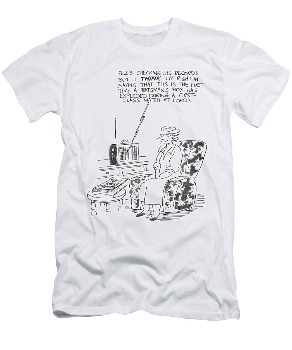 The Worlds First Exploding Cricket Box Noel Ford T-Shirt