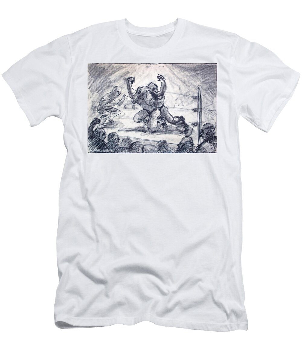 The Wrestling Match Bill Joseph Markowski T-Shirt