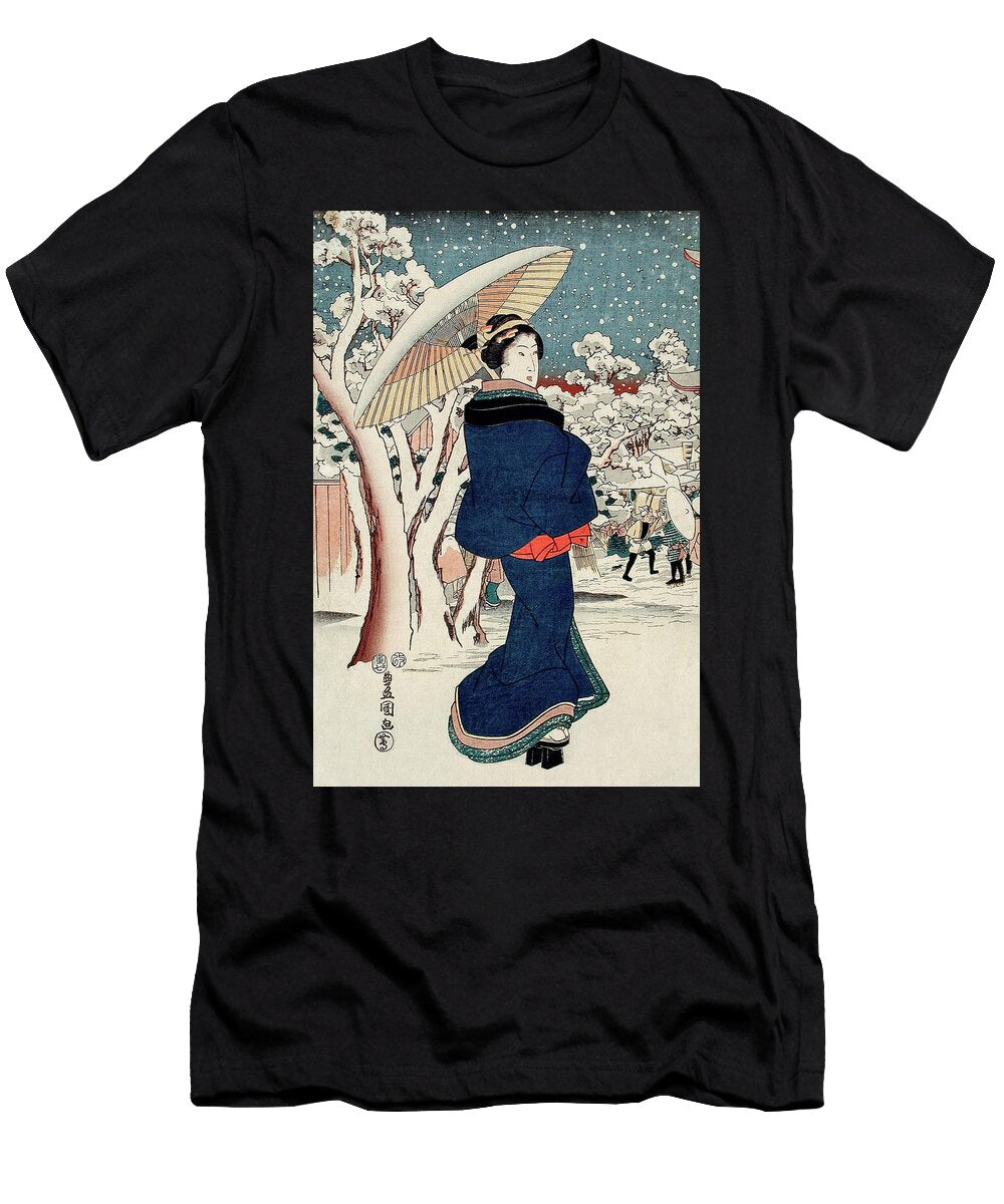 The Year End Fair At Asakusa By Utagawa Kunisada the Luxury Art Collection T-Shirt