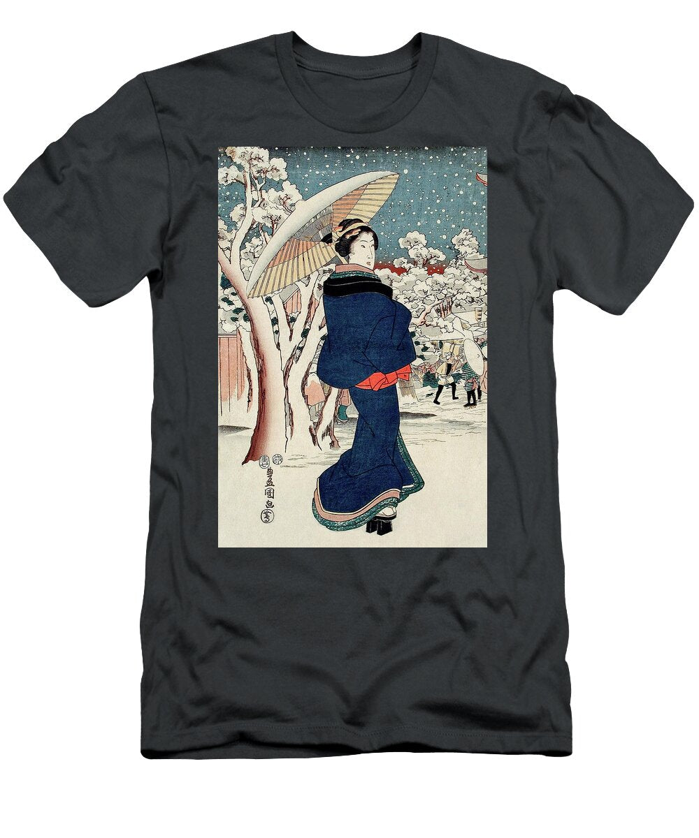 The Year End Fair At Asakusa Utagawa Kunisada T-Shirt