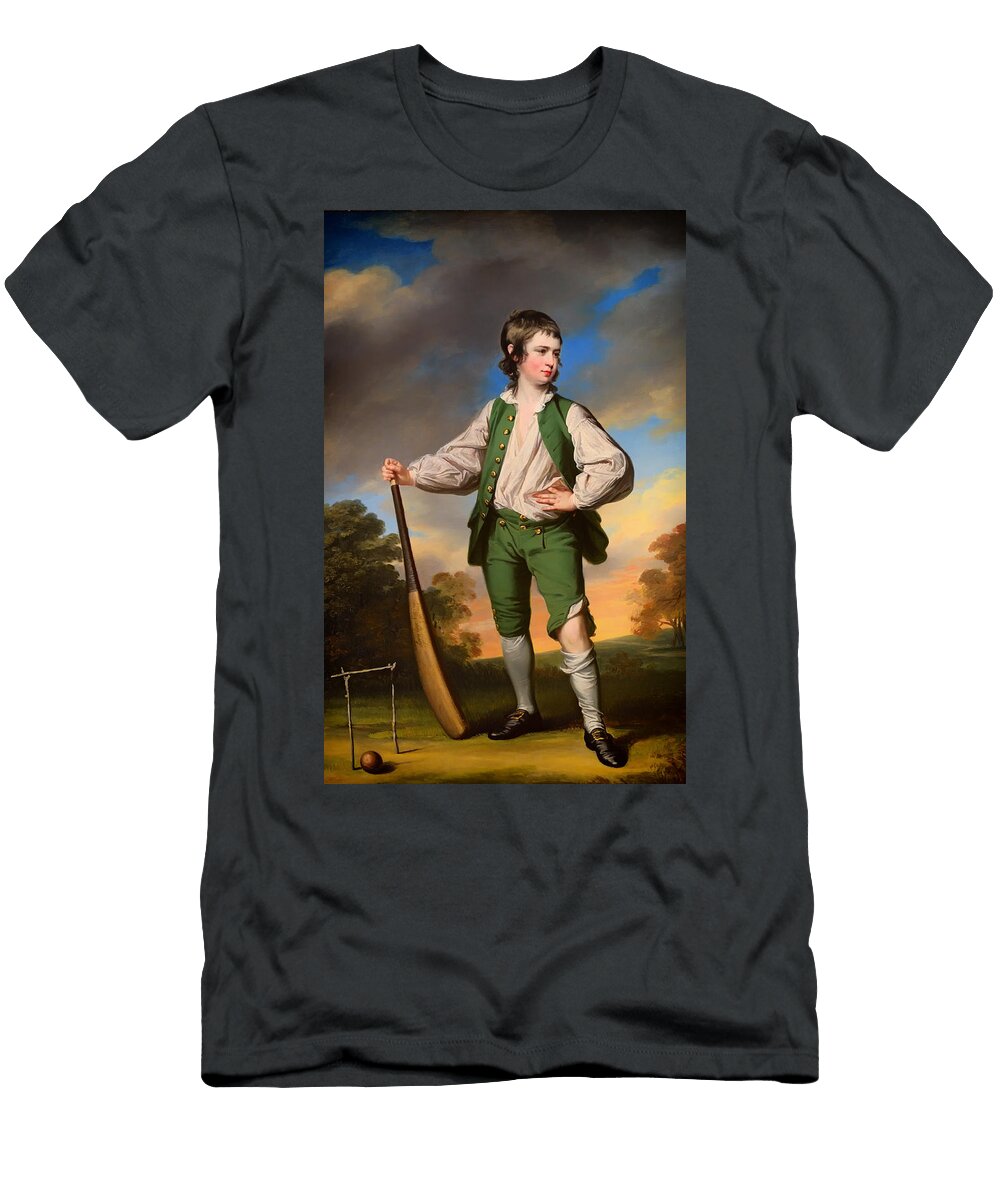 The Young Cricketer 1768 Francis Coates T-Shirt
