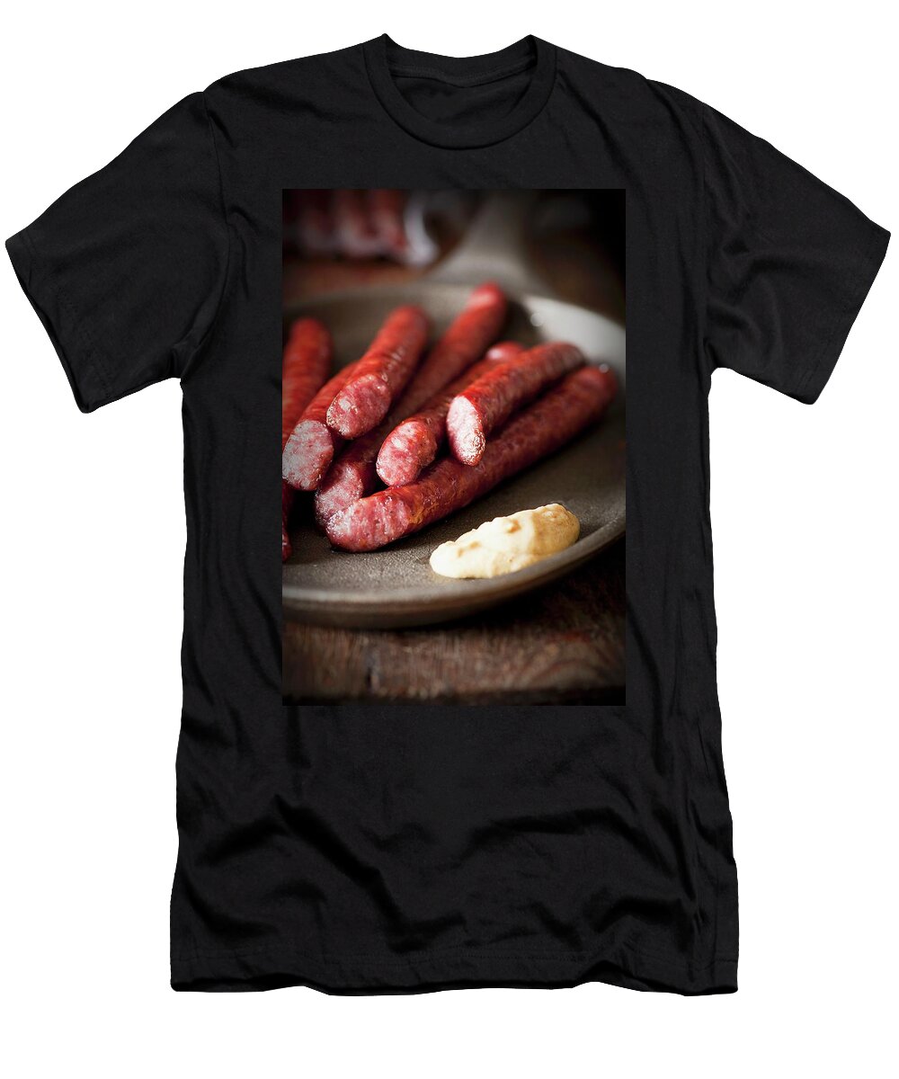 Thin Grilled Sausages with Mustard Tomasz Jakusz T-Shirt
