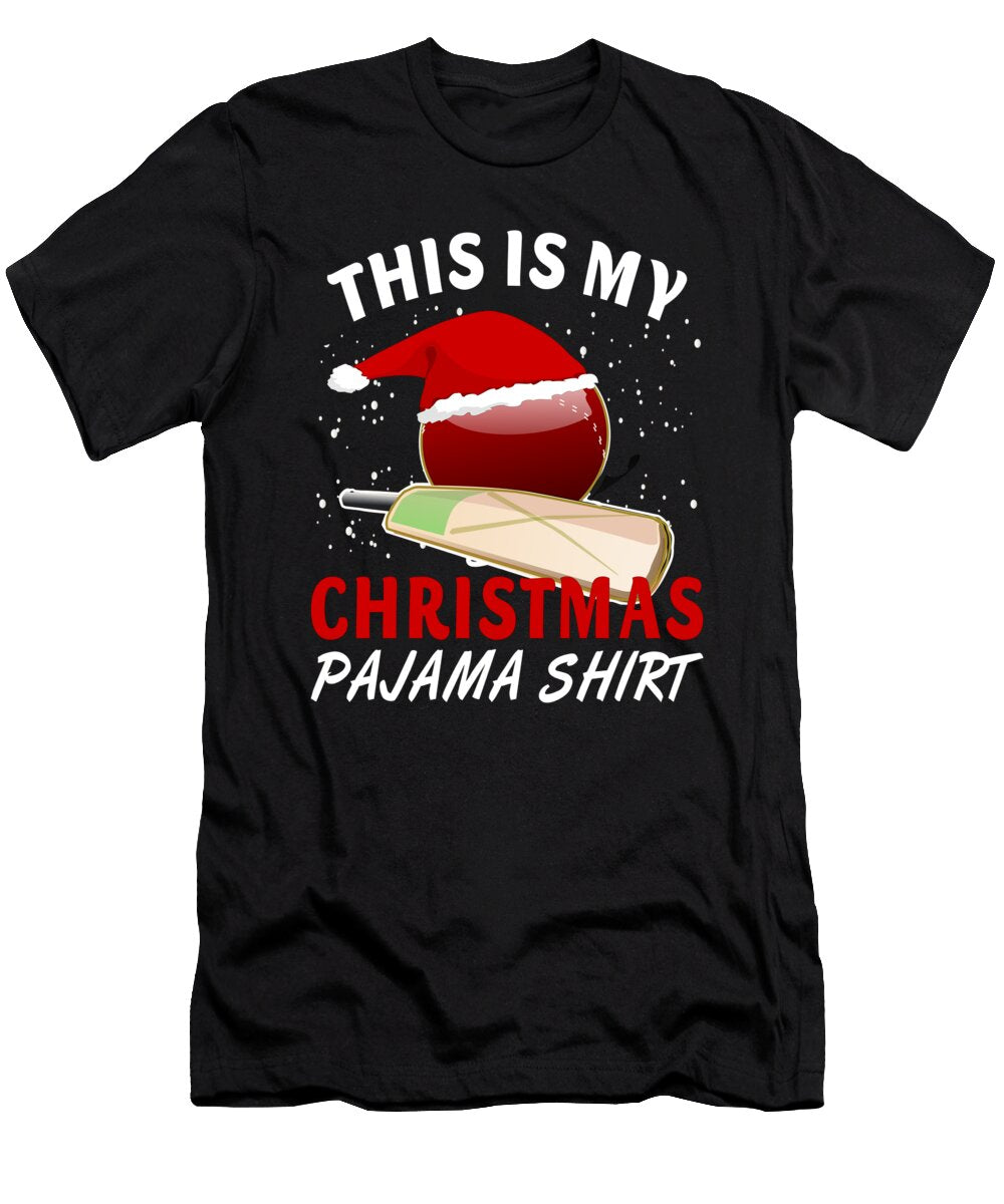 This Is My Christmas Pajama Cricket Sarcastic P T-Shirt