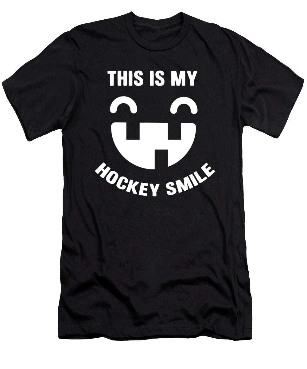 This Is My Hockey Smile Sports Hockey Player Gift Thomas Larch T-Shirt