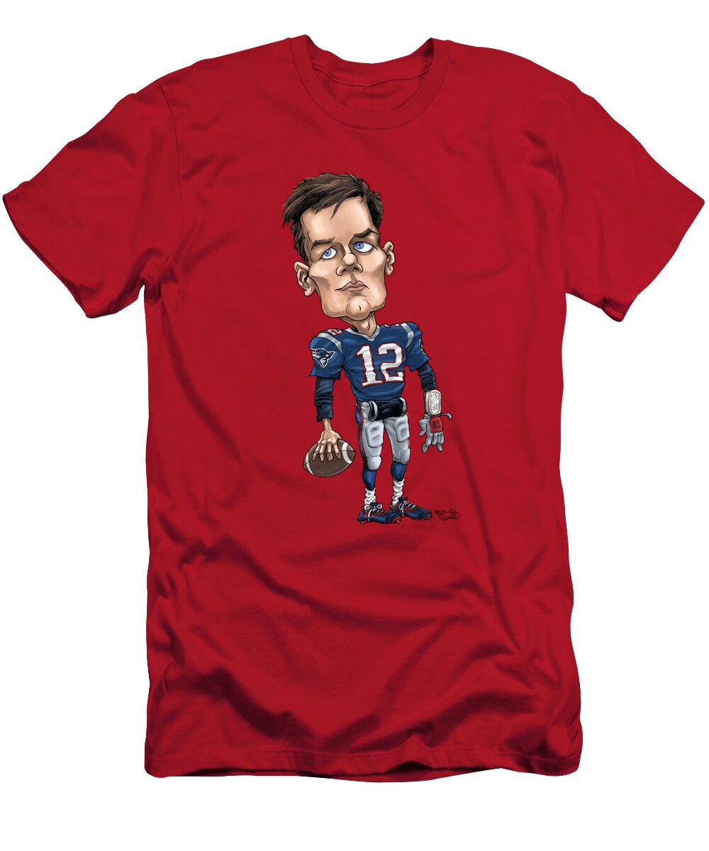 Tom Brady in Color Mike Scott T-Shirt