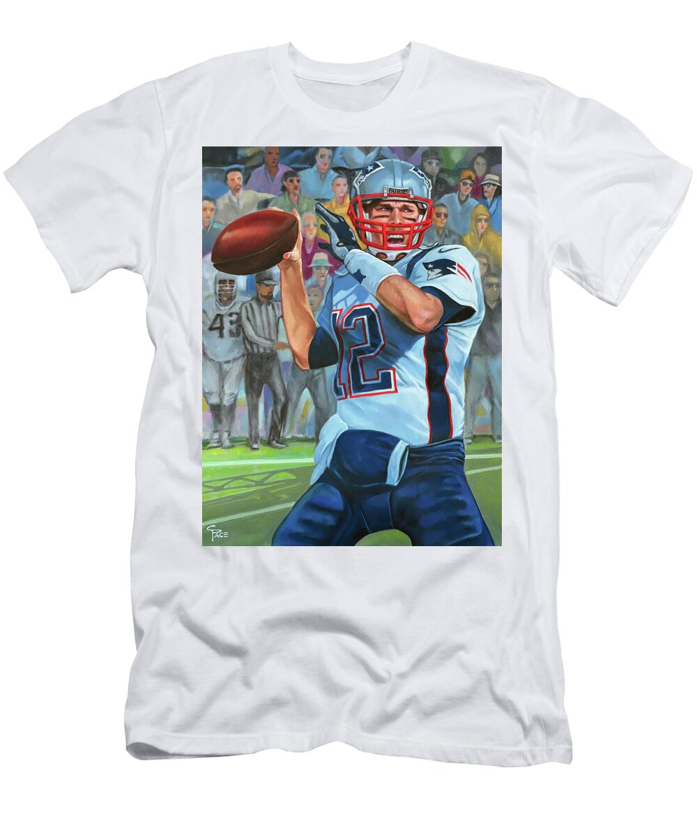 Tom Brady in the Pocket Charles Pace T-Shirt