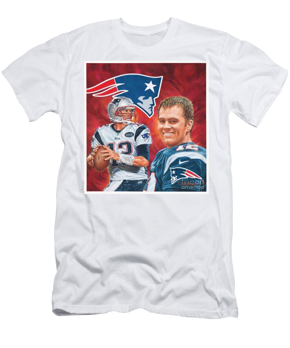 Tom Brady Quarterback Dick Bobnick T-Shirt