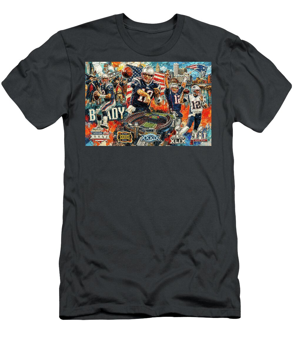 Tom Brady Super Bowl Tribute Joshua Jacobs T-Shirt