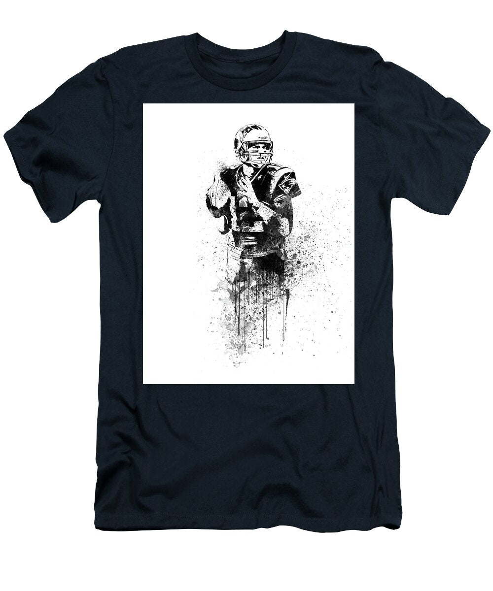 Tom Brady Watercolor Naxart Studio T-Shirt